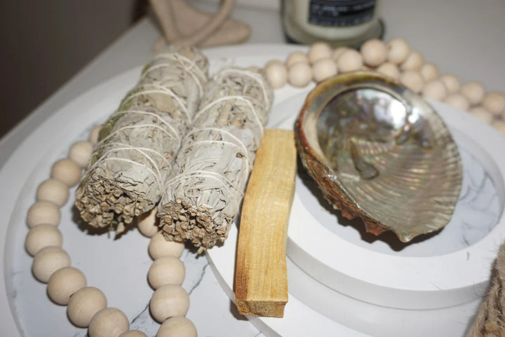 Sage Kit - White Sage Stick, Blue Sage, Rosemary, Palo Santo