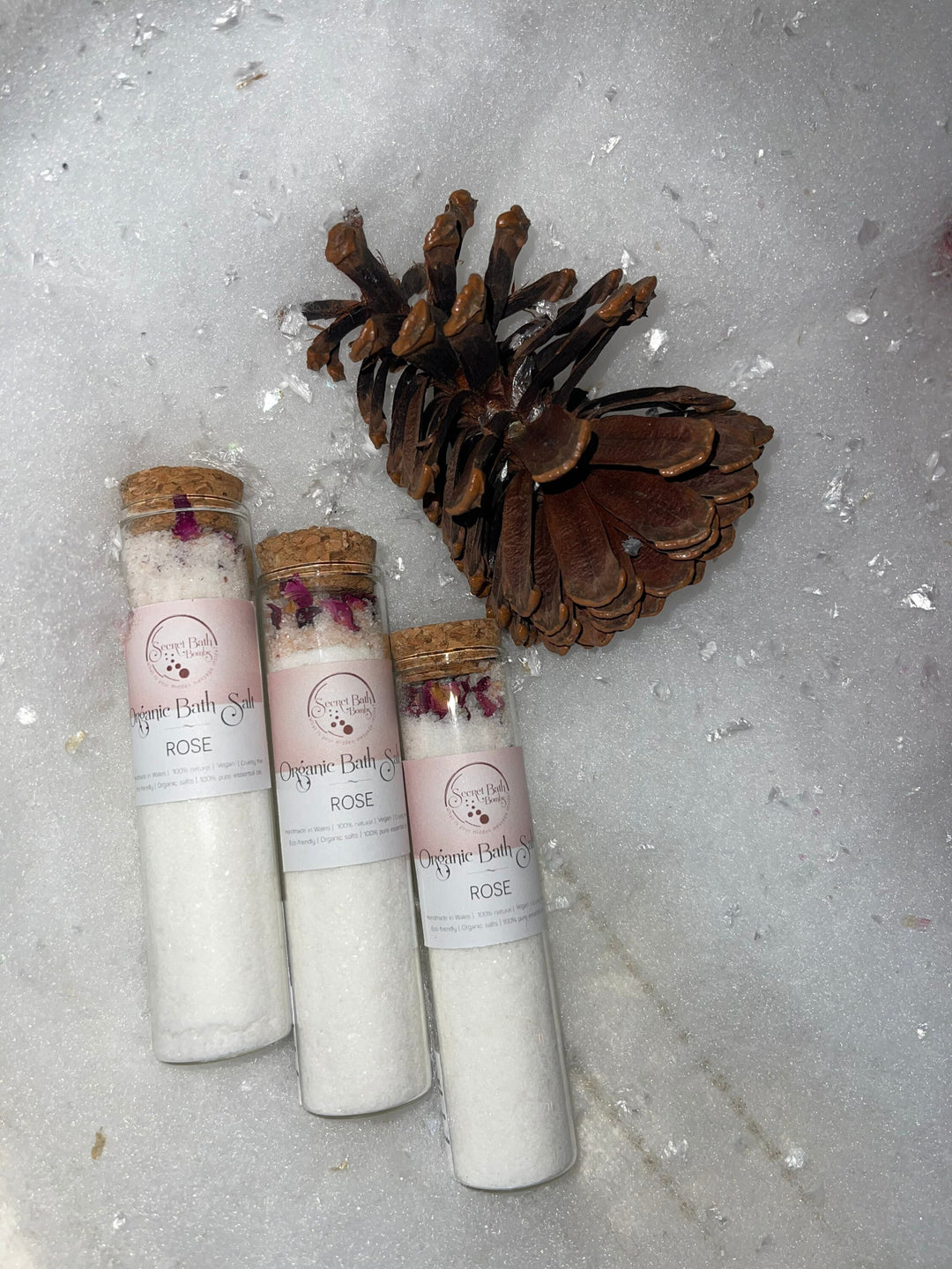 Organic Rose Bath Salts